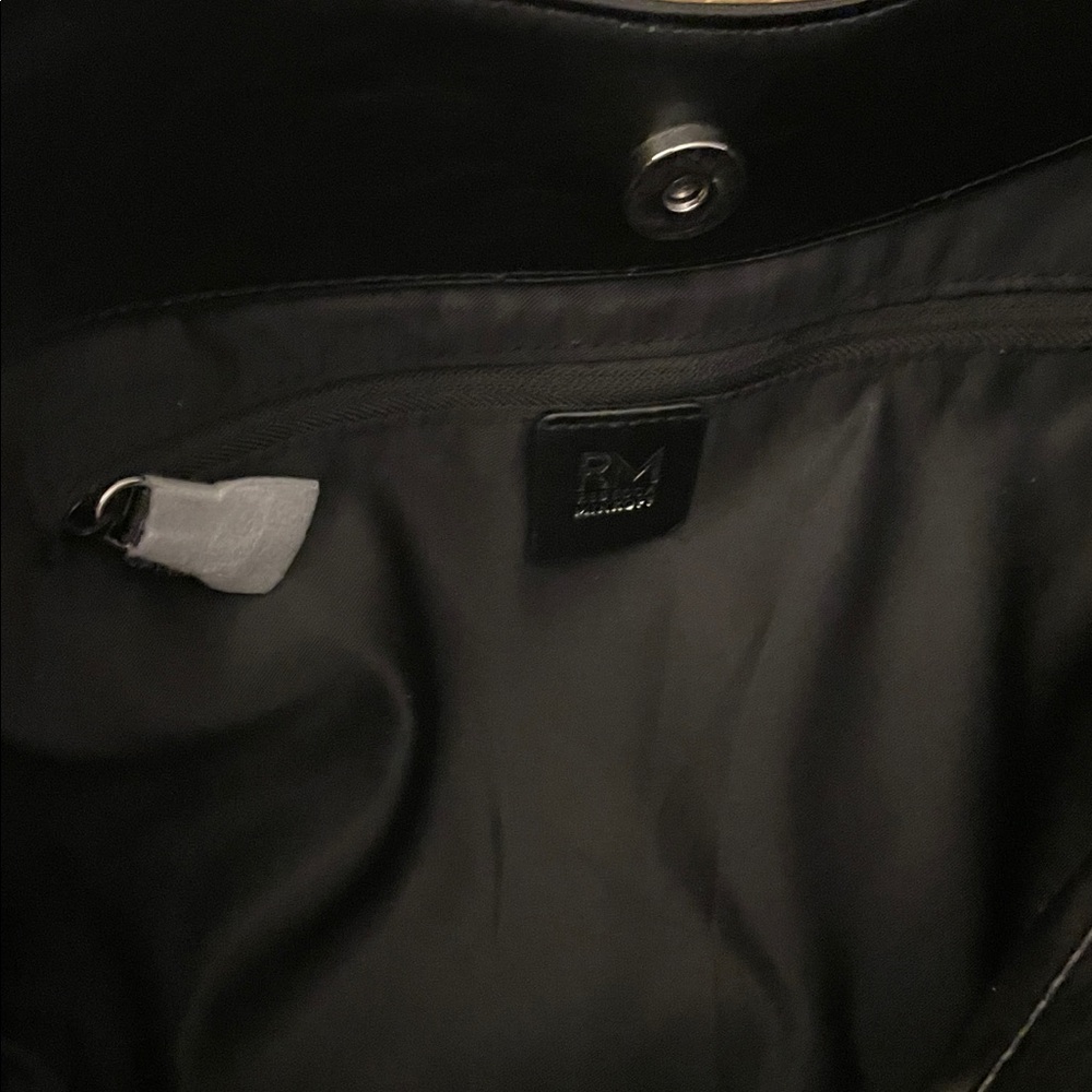 Rebecca Minkoff Black Faux Leather Ryder Tote Bag - Picture 8 of 10